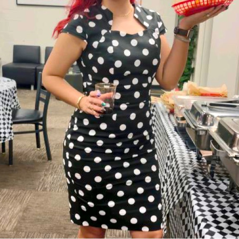 50s Polka Dot Dress